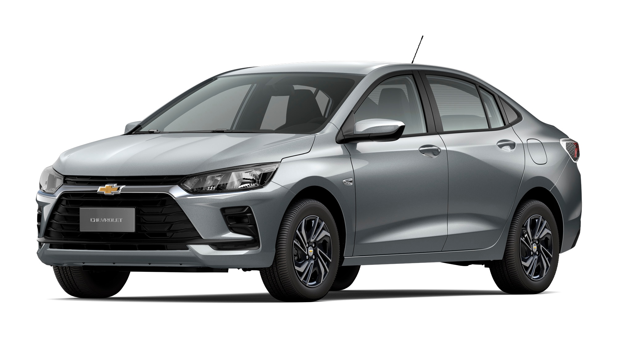 Conheça o Onix Plus 2027 no modelo 1.0 MT na cor Prata Shark